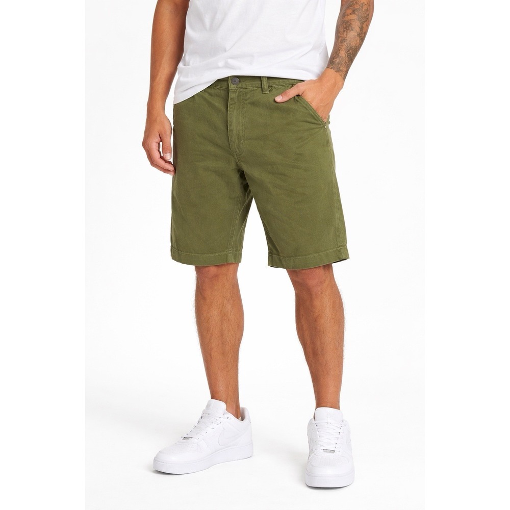 Rocawear Olive Green Chino Shorts Mens W34 Cotton Casual Streetwear